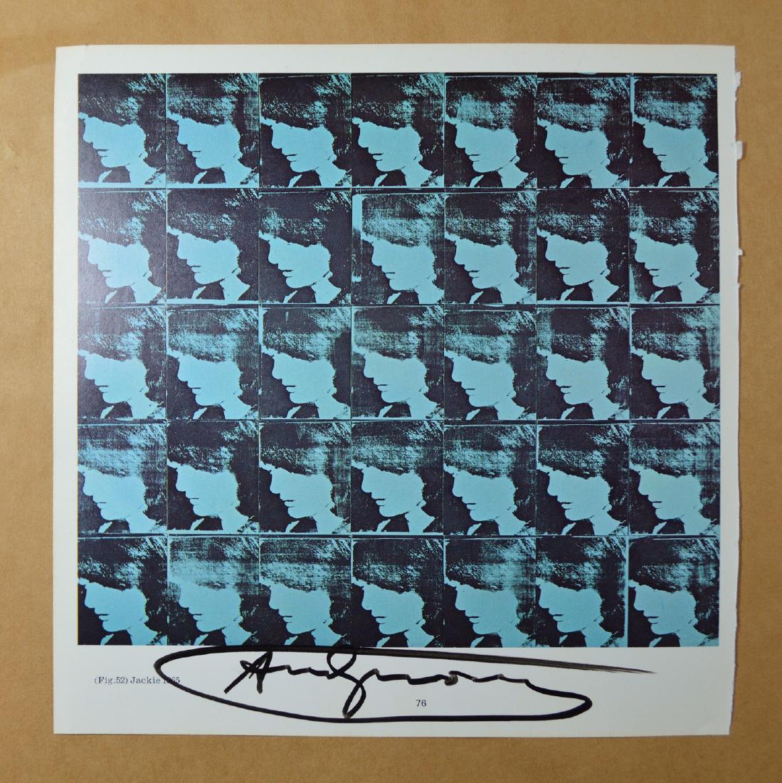 ANDY WARHOL VINTAGE PRINT "JACKIE, MULTIPLE TIMES" (1 of 2)