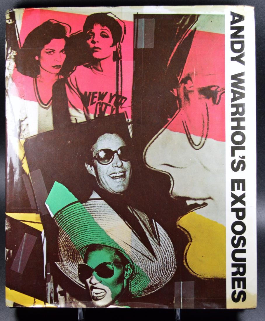 EXPOSURES BOOK ANDY WARHOL FIRST ED SIGNED AND (1 of 3)