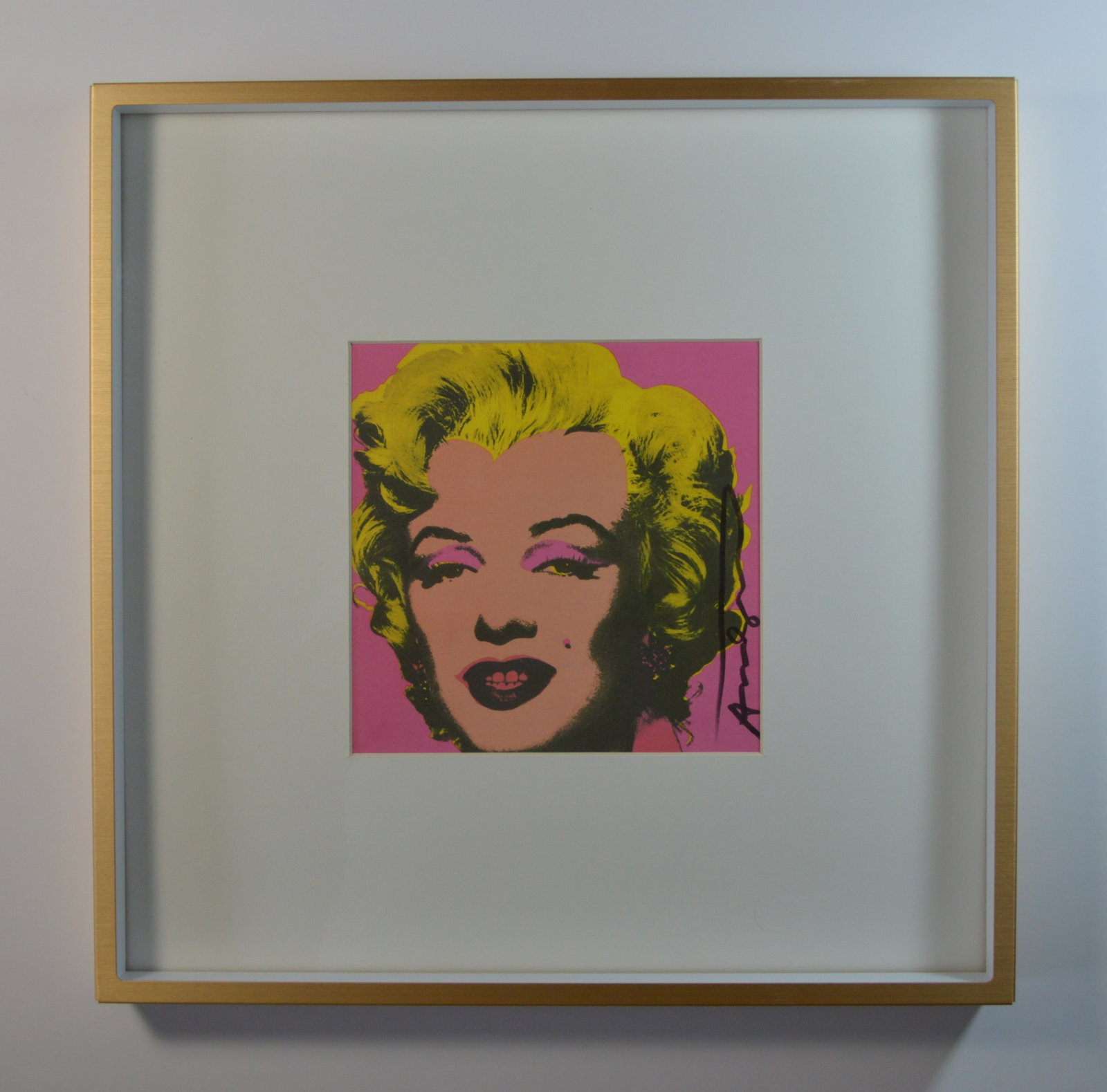 ANDY WARHOL CASTELLI INVITATION PINK MARILYN 1981: ANDY WARHOL CASTELLI INVITATION PINK MARILYN 1981. SCREENPRINT ON FOLDED CARD. 6 7/8 X 14 INCHES UNFOLDED. EXCELLENT CONDITIONS WITH VERY FRESH COLORS. SIGNED IN INK MARKER TO THE RIGHT EDGE. PRIVATE 