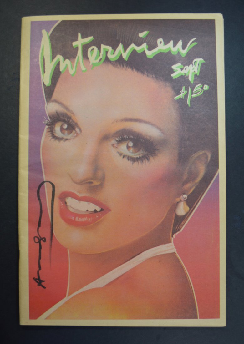 ANDY WARHOL INTERVIEW MAGAZINE - LIZA MINELLI 1979 (1 of 2)