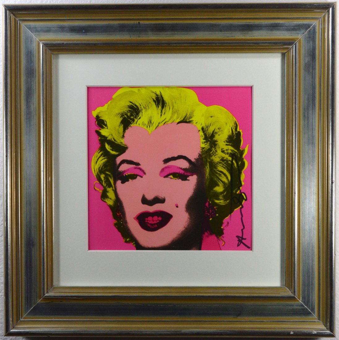 ANDY WARHOL MARILYN CASTELLI INVITATION 1981: After Andy Warhol, Castelli Marilyn Exhibition Announcement, screenprint, 1981, Colour Editions, publisher, 7 x 6 7/8 inches folded, in exc cond