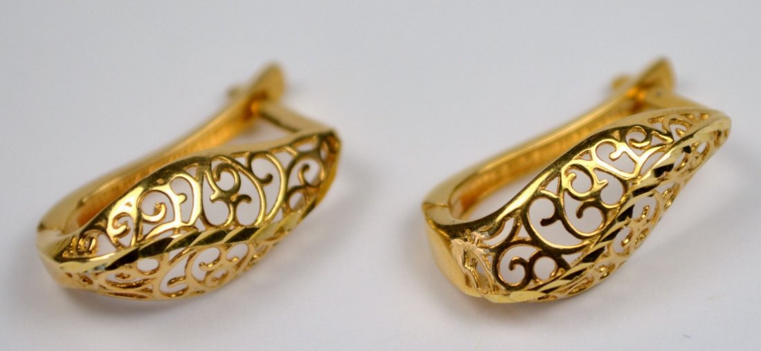 22 KT EARRINGS PAIR *NEW* (1 of 4)