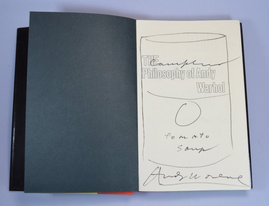 PHILOSOPHY OF ANDY WARHOL BOOK STYLIZED DRAWING (1 of 5)