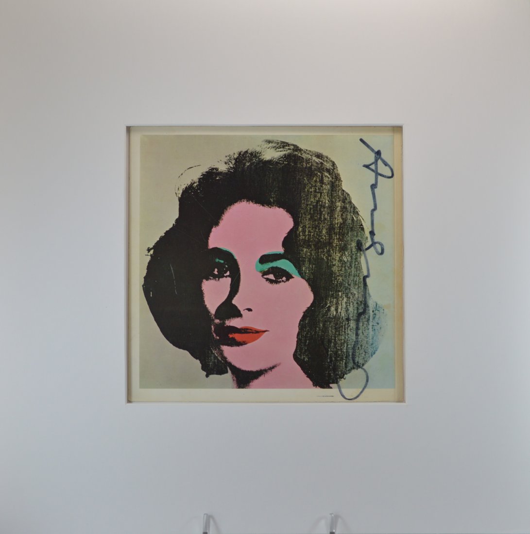 ANDY WARHOL VINTAGE LITHOGRAPH "LIZ" (1 of 3)
