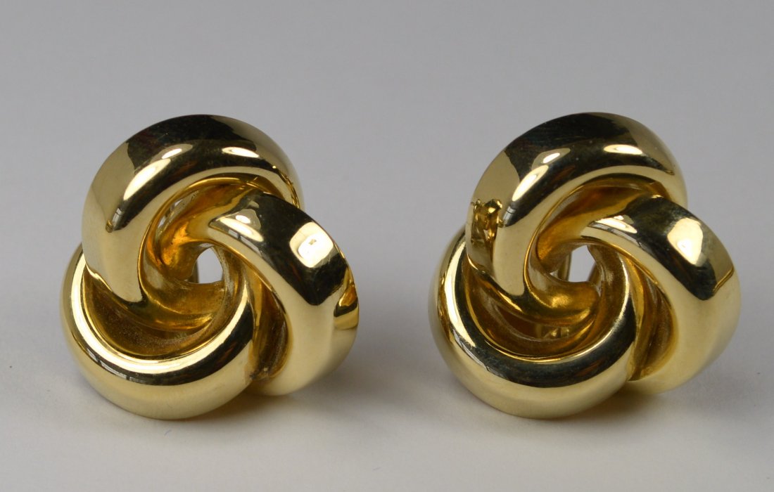 EARRINGS, 14 KT GOLD (1 of 2)