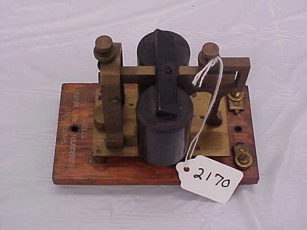Western Electric Telegraph Receiver Sounder: Western Electric Telegraph Receiver Sounder