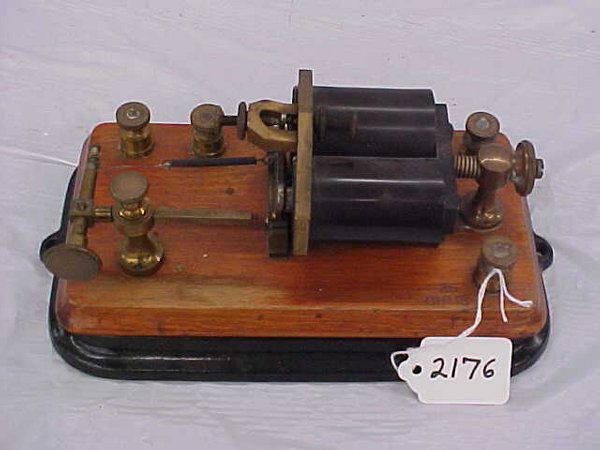 Unmarked 35 OHM Telegraph Receiver Sounder: Unmarked 35 OHM Telegraph Receiver Sounder