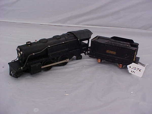 Lionel prewar 258 with tender: Lionel prewar 258 with tender