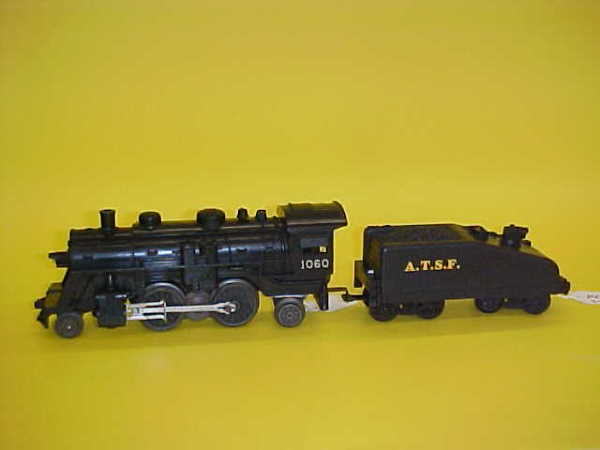 Lionel 1060 ATSF Loco and Tender: Lionel ATSF Loco and Tender
