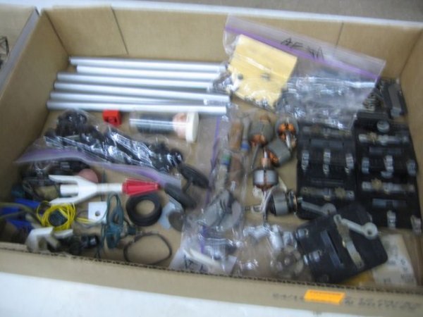 track trips, pipes, rocket and assorted parts