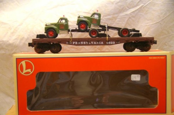 6-17518: Standard flatcar w/corgi mack trivets