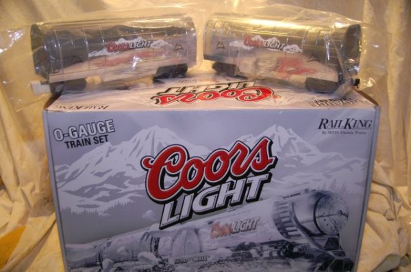 30-1433-1: M&H Coors light silver mint bullet train
