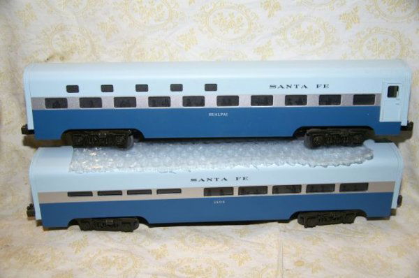 M&H Santa Fe blue goose add on pass cars