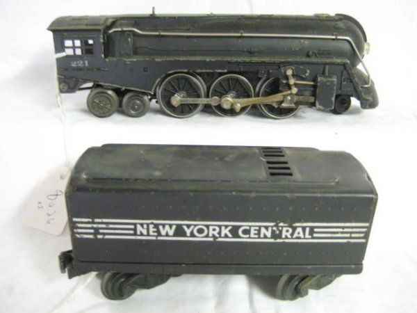 221 2-6-4 Black Steam/ 221T Tender