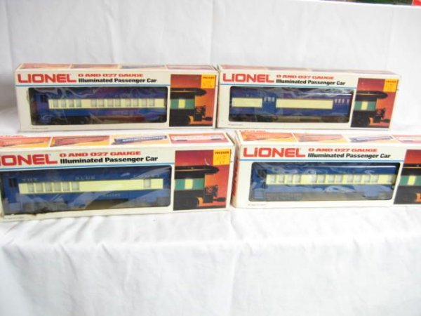 5 cars: 8601 blue comet set steam 5 cars LN