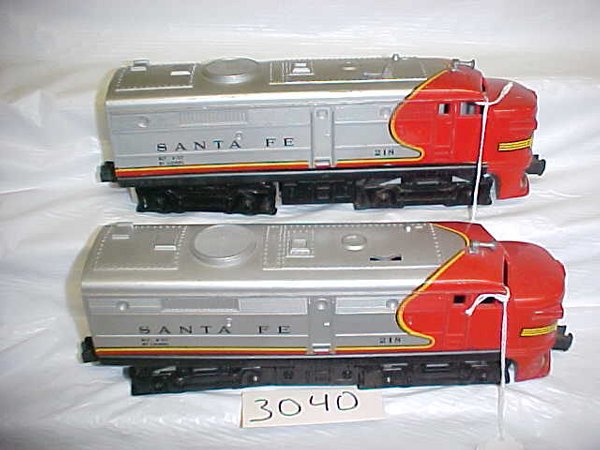 Lionel 218 Santa Fe Engine & Dummy