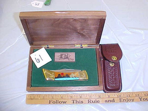 Case Buffalo Hunter Knife: Case Buffalo Hunter Knife , 1991 PFD, PA 59LSS, sheath & box