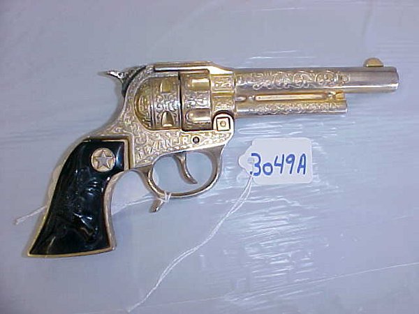 Gold Texan Jr Hubley Black Grips, 1950