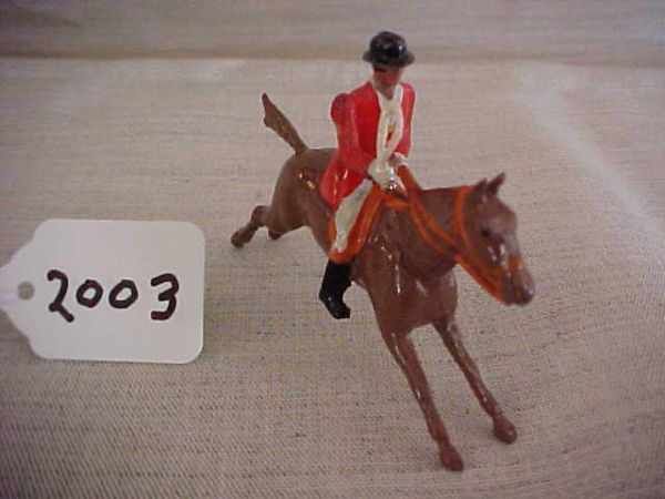 Britains Full Cry, mounted lady with derby