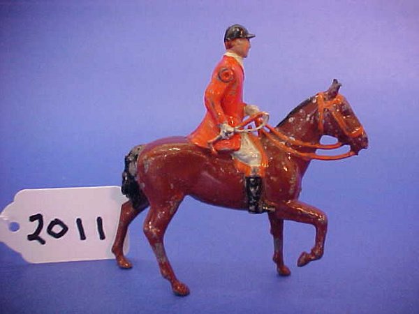 Britains, the meet, mounted male fox hunter,