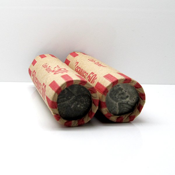 2 Roll Set: 1943-P-S-D Lincoln Steel Wheat Cents: 2 Roll Set: 1943-P-S-D Lincoln Steel Wheat Cents. Mintmarks are Based on in Stock Inventory and are Our Choice.