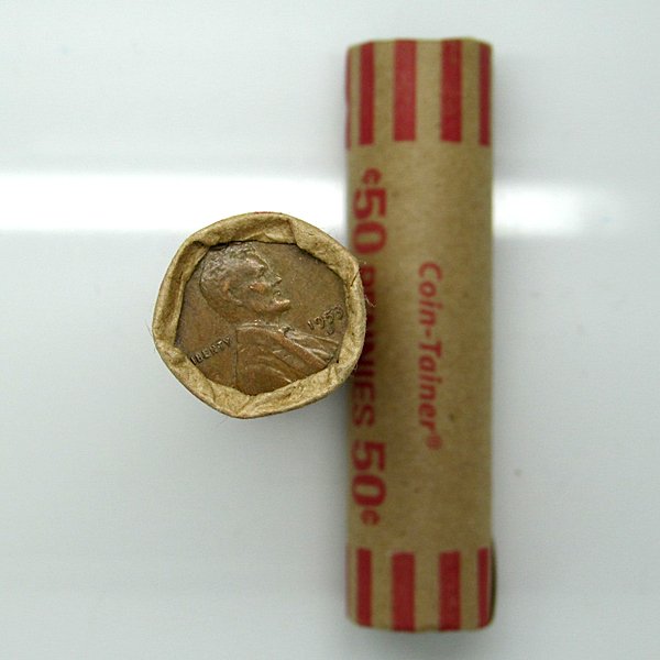 2 Rolls of Unsearched Lincoln Wheat Penny 1909-1958: 2x Unsearched Roll of 50 Wheat Pennies - 1909-1958 P,D,S.
