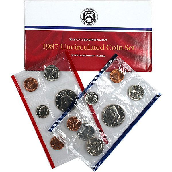 1987-P,-D US Complete Mint Set: 1987-P,-D US Complete Mint Set