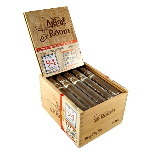 "M356" Rondo by Aging Room Box of 20: Aging Room M356 "Rondo" 5 x 50 Cigars Box of 20 - The Aging Room M356 is the second blend to be released under Boutique Blend Cigars' Aging Room Cigars line. It is also the first cigar to be launched