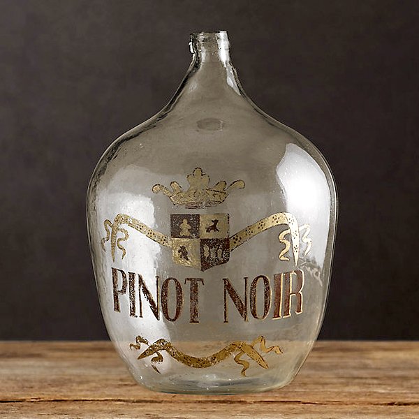 Early 1900's European Large Wine Bottle: Early 1900's Authentic European Large Wine Bottle - Dimensions: 13" Diam., 20" H - Weight: 9 lb SHIPPING - Free shipping. - Actual picture. RETURN AND EXCHANGE POLICY - All sales are final, no returns