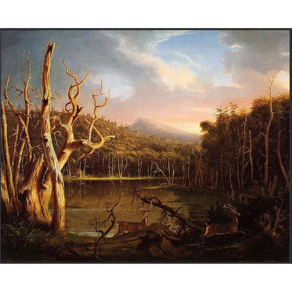 "Lake with Dead Trees" by Thomas Cole Oil Painting: "Lake with Dead Trees" by Thomas Cole Oil Painting on Canvas Reproduction 20" x 24" 24" x 36" - $220 30" x 40" - $310 36" x 48" - $350 40" x 60" - $390 48" x 60" - $430 48" x 72" - $470 This reproduct