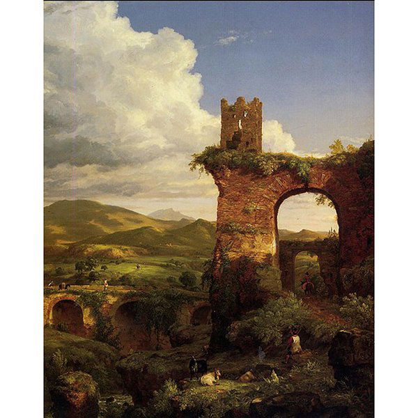 "Arch of Nero" by Thomas Cole Oil Painting: "Arch of Nero" by Thomas Cole Oil Painting on Canvas Reproduction 20" x 24" 24" x 36" - $220 30" x 40" - $310 36" x 48" - $350 40" x 60" - $390 48" x 60" - $430 48" x 72" - $470 This reproduction is g