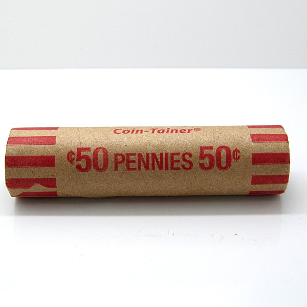 1917-P Lincoln Wheat Penny Roll - G-VG: 1917-P Lincoln Wheat Penny Roll - G-VG