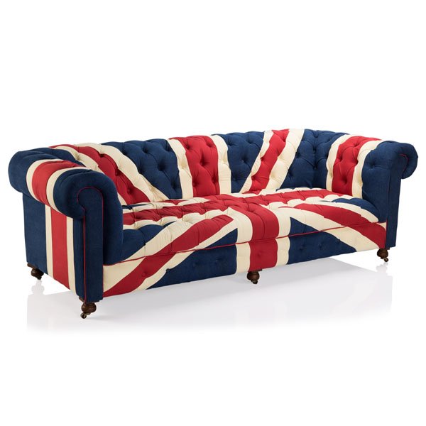 Bensington Union Jack Sofa 95"