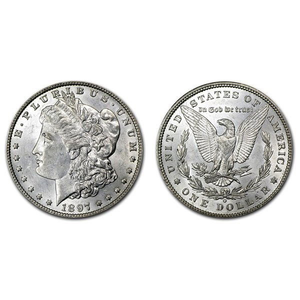 1897 O Morgan Silver Dollar - Brilliant Uncirculated (1 of 1)