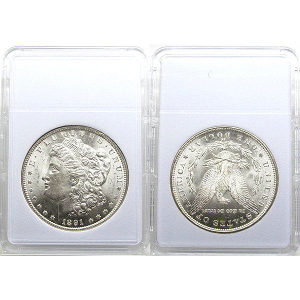 1891 CC Morgan Silver Dollar - Brilliant Uncirculated (1 of 1)