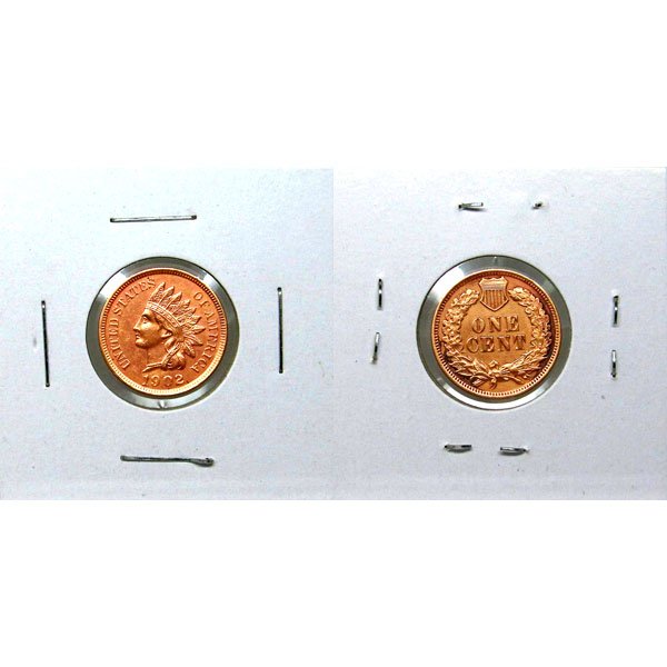 1902 Indian Head Cent - AU / BU (1 of 1)
