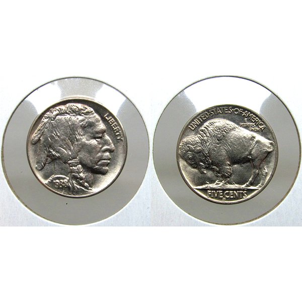 1938 D/D Error Buffalo Nickel RPM-2 - BU: 1938 D/D Error Buffalo Nickel RPM-2 - Brillaint Uncirculated - Clad Nickel - Brilliant Uncirculated - Photos of products are a representation of the item you will receive and may or may not be the act