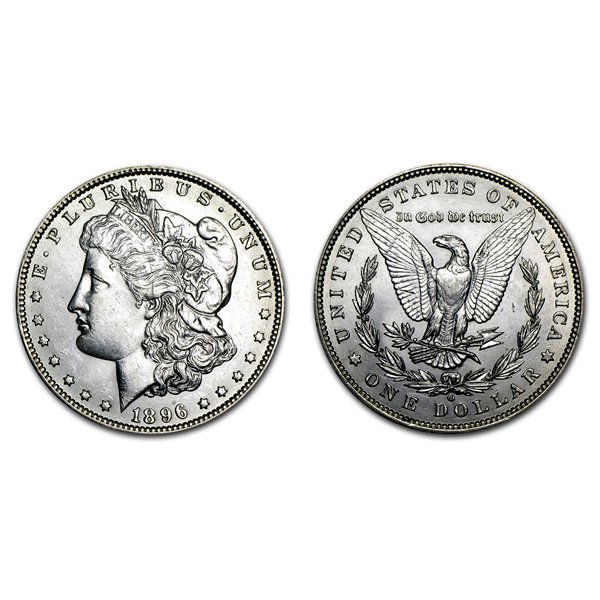 1896 O Morgan Silver Dollar - Brilliant Uncirculated (1 of 1)