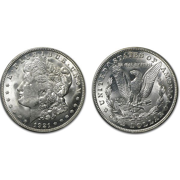 1921 S Morgan Silver Dollar - BU (1 of 1)