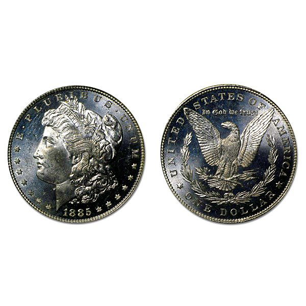 1885 Morgan Dollar - MS63+ - Proof Like (1 of 1)