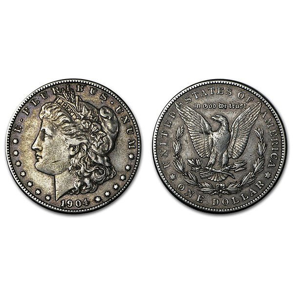 1904 S Morgan Silver Dollar - XF (1 of 1)