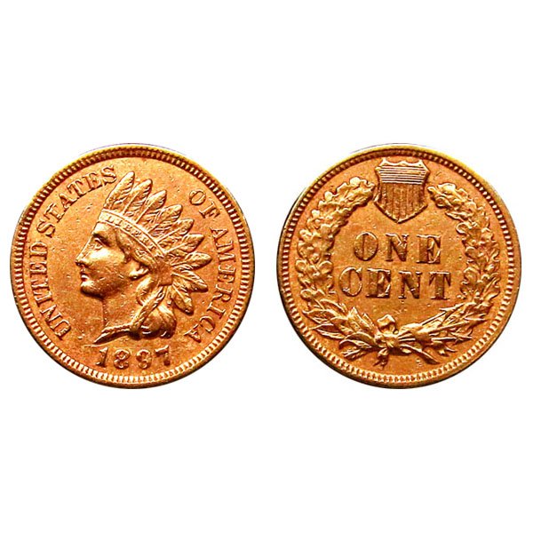 1897 Indian Head Cent - AU / BU (1 of 1)