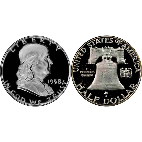1958 Franklin Half Dollar Proof (1 of 1)