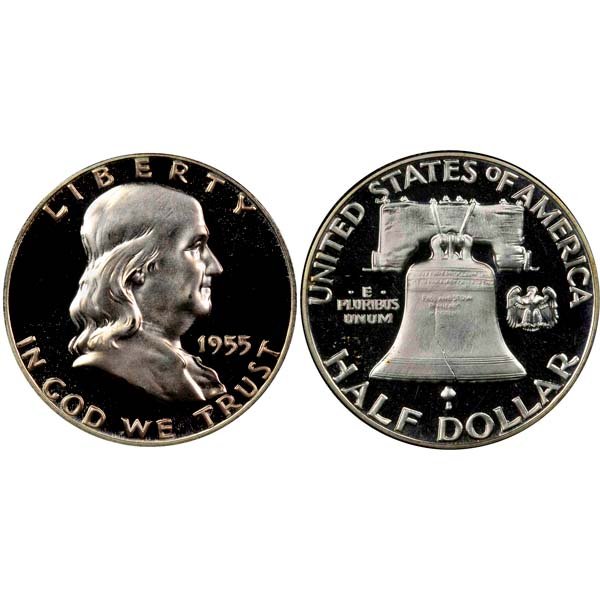 1955 Franklin Half Dollar Proof (1 of 1)