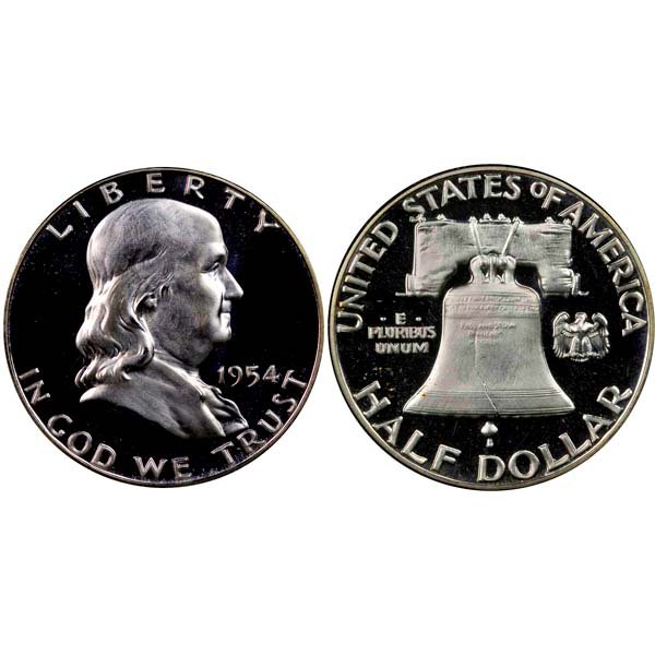 1954 Franklin Half Dollar Proof (1 of 1)