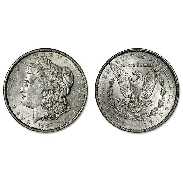 1889 Morgan Silver Dollar - AU (1 of 1)