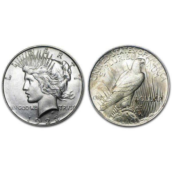 1923 Peace Silver Dollar - BU (1 of 1)
