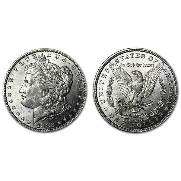 1882 O Morgan Silver Dollar - BU (1 of 1)