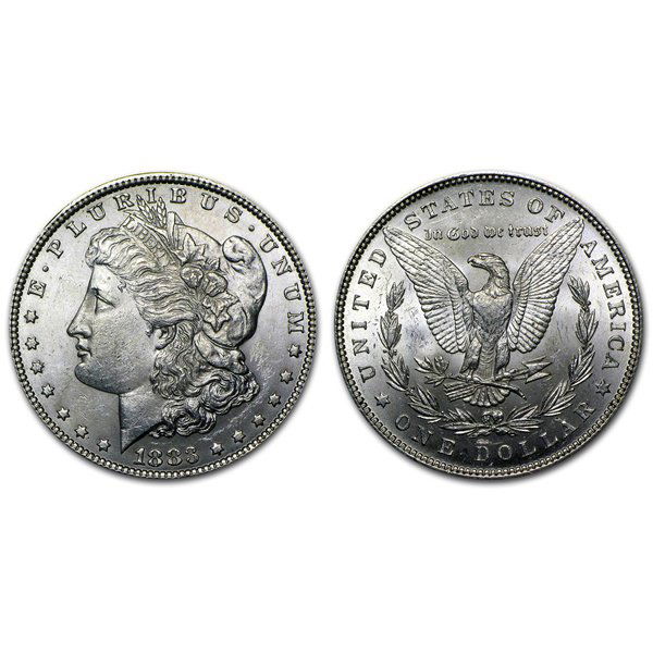 1883 Morgan Silver Dollar - BU (1 of 1)