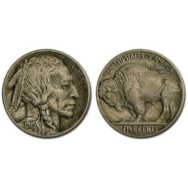1915 Buffalo Nickel - AU (1 of 1)